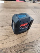 Bosch 50 ft. Dual Power Battery Red Beam Self-Leveling Cross-Line Laser Level