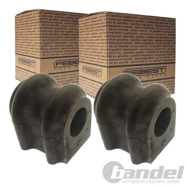 2X Febest Stabilager Gummilager Stabi Vorne Passend FüR Hyundai Accent Elantra G-image