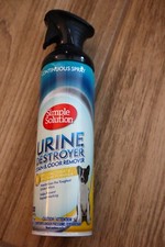 17 Oz Simple Solution Extreme Urine Destroyer. Stain and Odor Remover spray