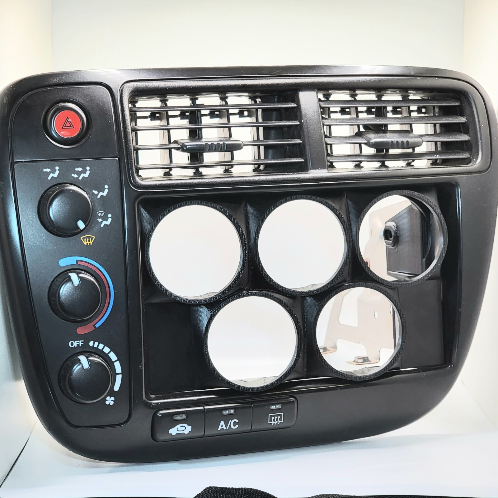 5 Gauge Pod 52mm Double Din Radio Stereo Civic CRV Prelude Accord eBay