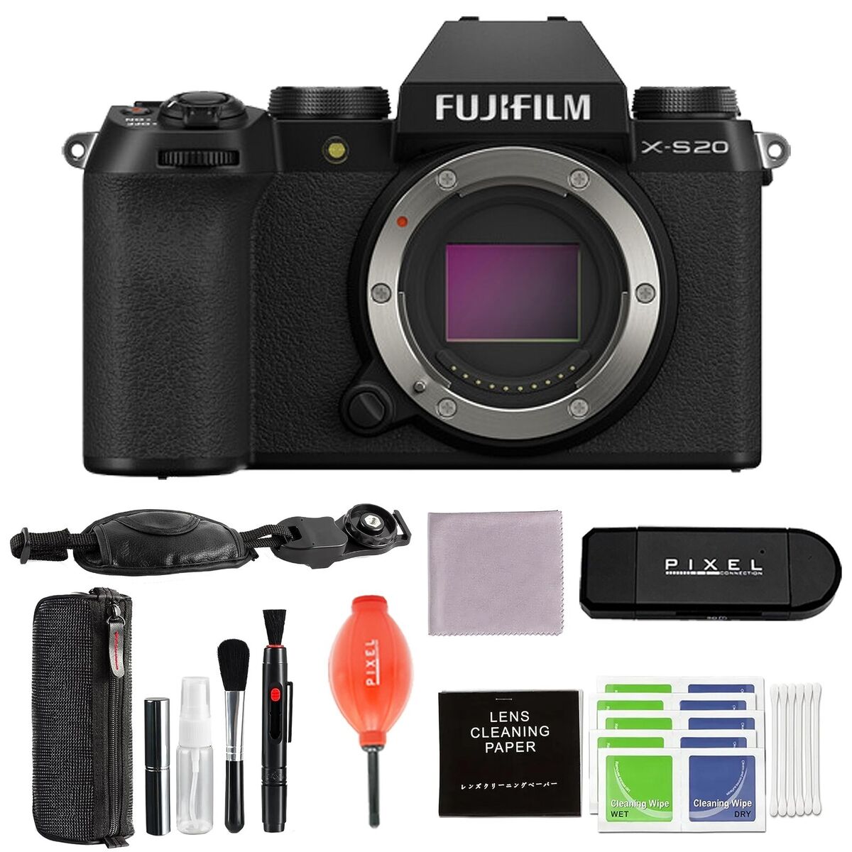 Fujifilm X-S20 Mirrorless Camera Body w/ Accessories Bundle Fujifilm X-S20 Mirrorless Camera Body w/ Accessories Bundle