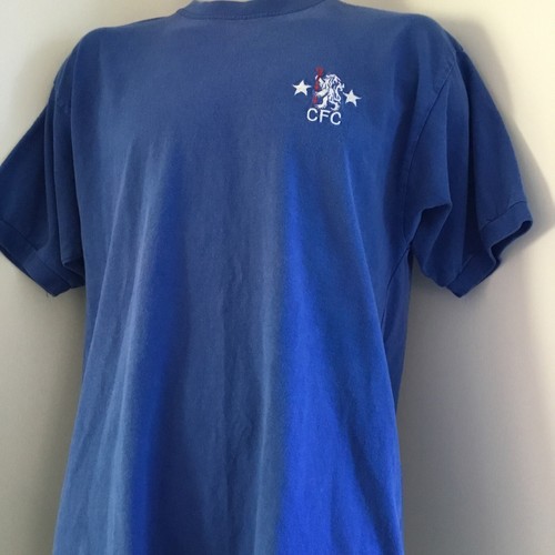 RETRO CHELSEA FOOTBALL SHIRT VINTAGE No 9 OSGOOD BLUE HOME 1970s CFC BADGE Med - Picture 3 of 18