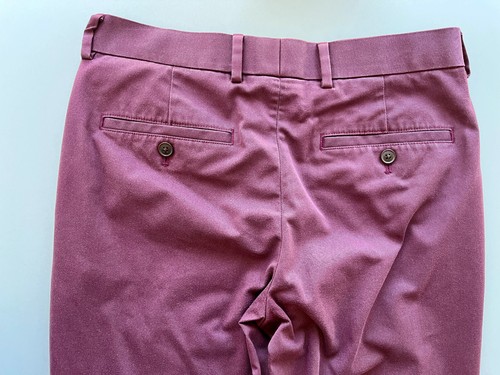 Charles Tyrwhitt Ultimative Herren Chino Weinrot Rot Slim Fit W30 / L30 - Bild 4 von 4