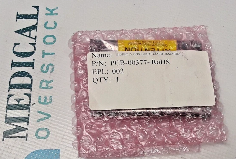 PCB-00377 - ROHS - ASSY., BIOPSY Z-AXIS LIGHT BD. - SEALED - NEW - Image 2 of 2