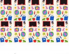 Mrs Grossman Stickers Susan Pratt 1996 School Supplies Classroom 5 Strips