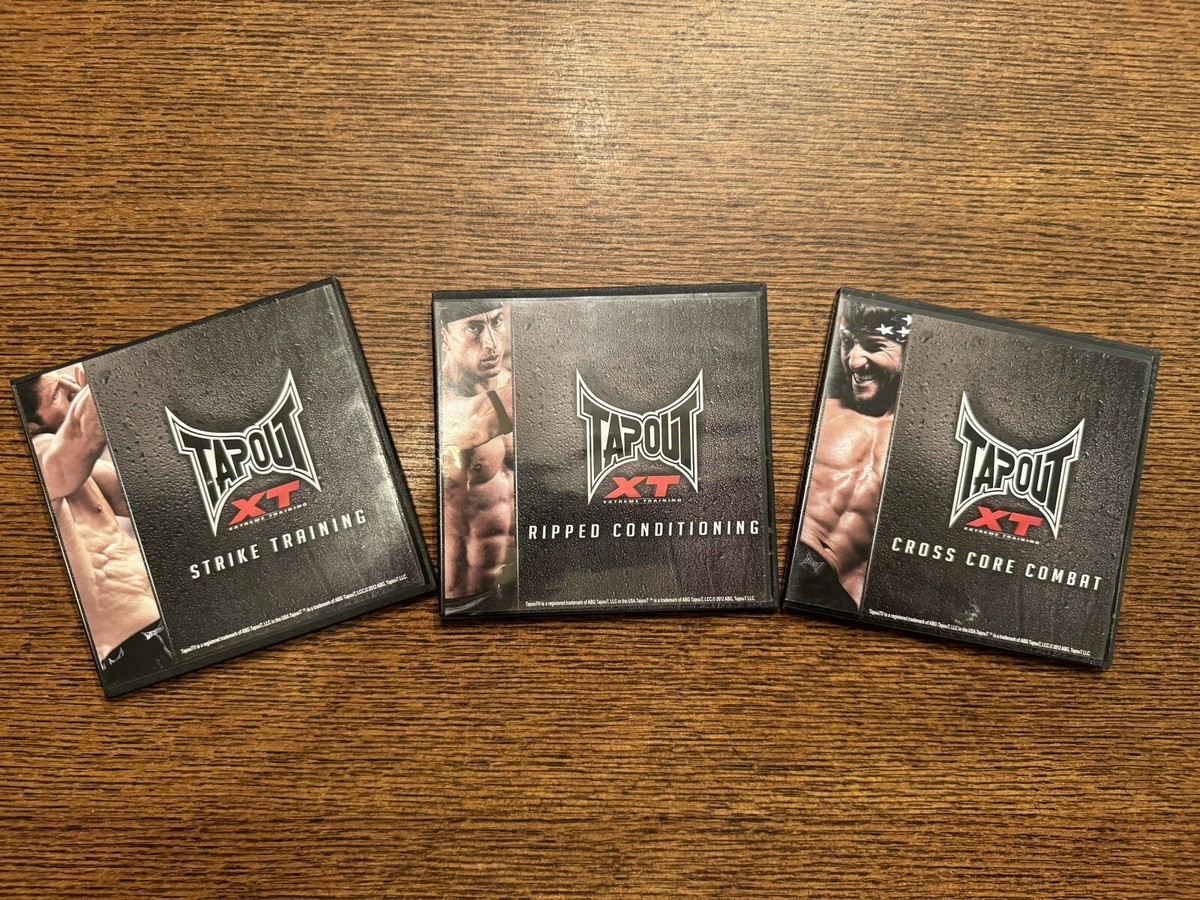Tapout XT DVD Extreme Training Disc Set Fitness Gym Exercise Cardio  Workout