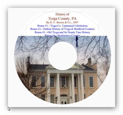 Tioga County PA History - 3 Books