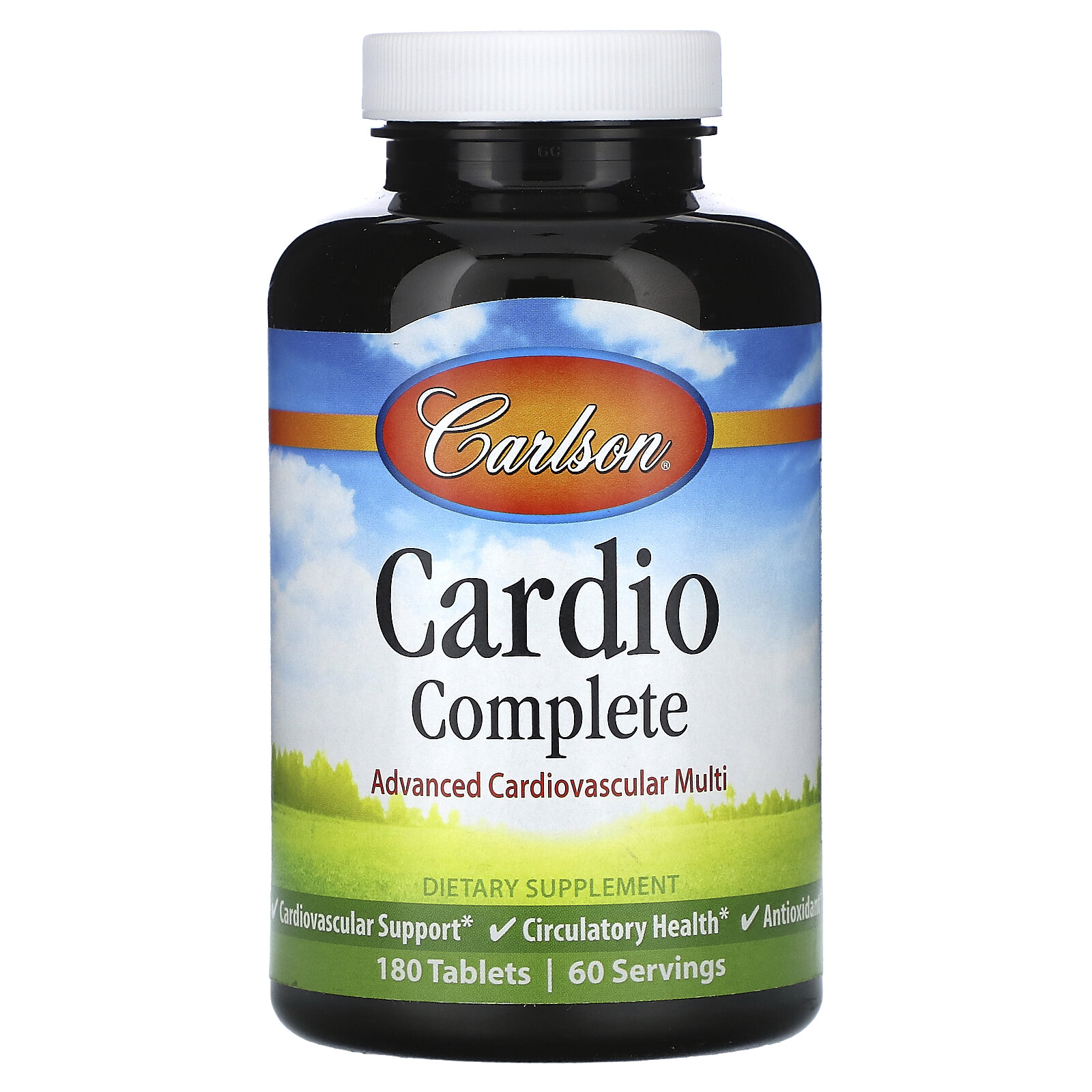 Cardio Complete, расширенный комплекс для сердечно-сосудистой системы, 180 таблеток