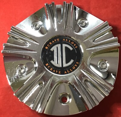 ONE USED RARE 2CRAVE CENTER NO.2-A CHROME WHEELS CENTER CAP 9112