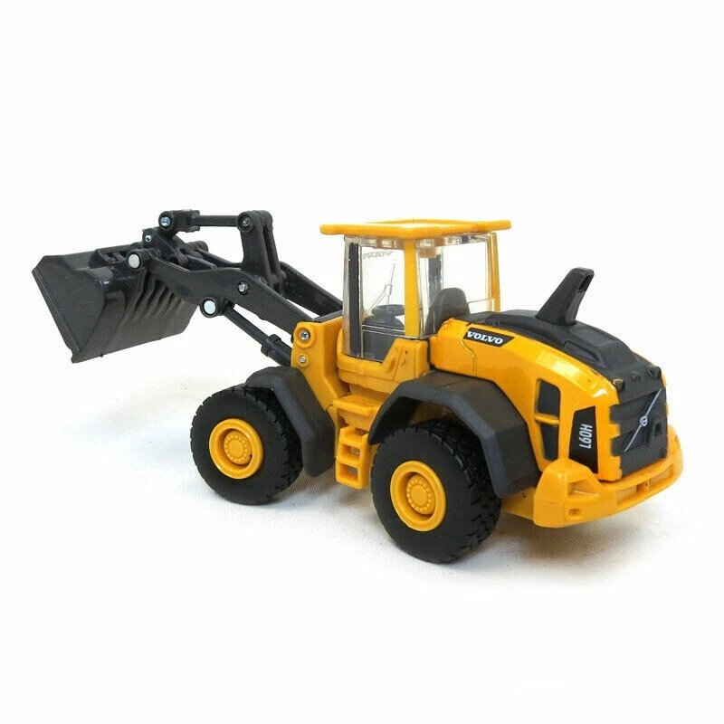 NEW-RAY MINI DIE-CAST VOLVO L60H RUSPA ESCAVATORE GOMMATO L.CM 14 SCALA 1:55 NEW - Immagine 2 di 4