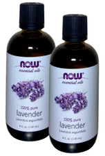 2-Pack 4oz NOW Lavender Essential Oil - 100 Pure, Calming Aroma