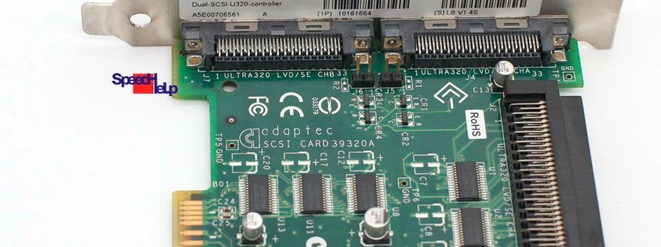 Adaptec ASC-39320A Dual SCSI U320 Wide SCSI PCI-X Controller Adapter A5E00706561 - Image 3 of 4