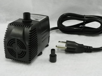 #ad Small Submersible Fountain Aquarium Hydroponic Pump w Filter 160 GPH APJR600F $25.99
