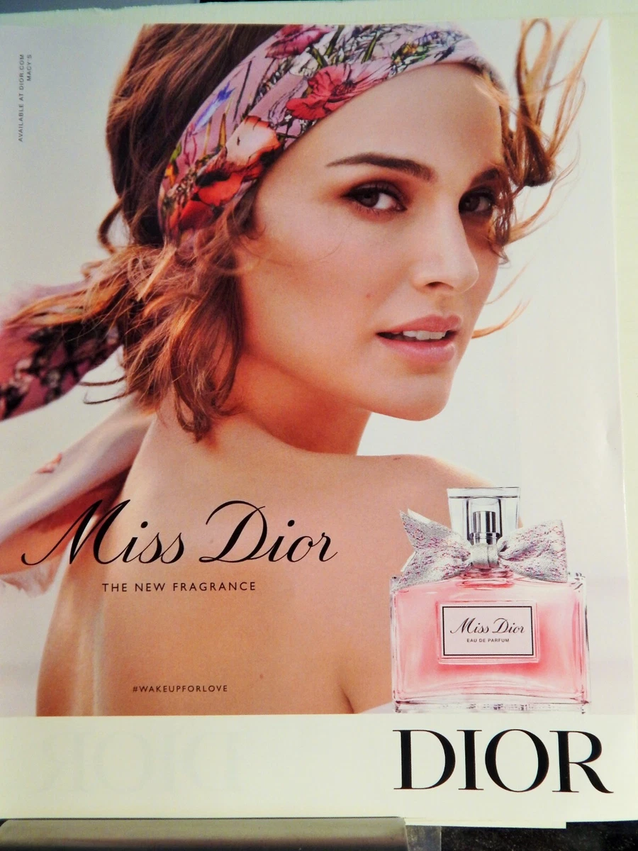 NATALIE PORTMAN FOR MISS DIOR FRAGRANCE FASHIONS ORIG VTG 2021