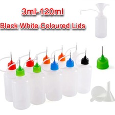 5ML-120ML Needle Tip Empty Plastic Dropper Glue Bottles LDPE Mixed Wholesale