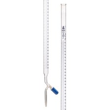 Burette 100ml - Class A, DIN ISO 385, PTFE Needle Valve Stopcock - Eisco Labs