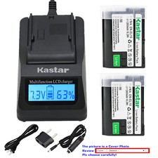 Kastar Battery LCD Fast Charger for Nikon EN-EL15 Nikon MH-25 Nikon Z6 Z7 Z7Q3