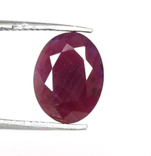Certified Natural Ruby Oval Cut 9x7 mm 1.92 Cts Untreated Loose Gemstone