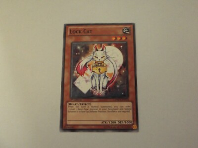 Yu-Gi-Oh! ''LOCK CAT'' #Earth 1st Edition Trading Card