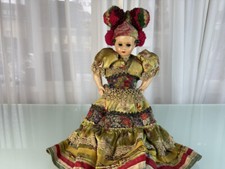 Poupée d'artiste poupée de collection ancienne poupée corps cuir 44 cm voir p...