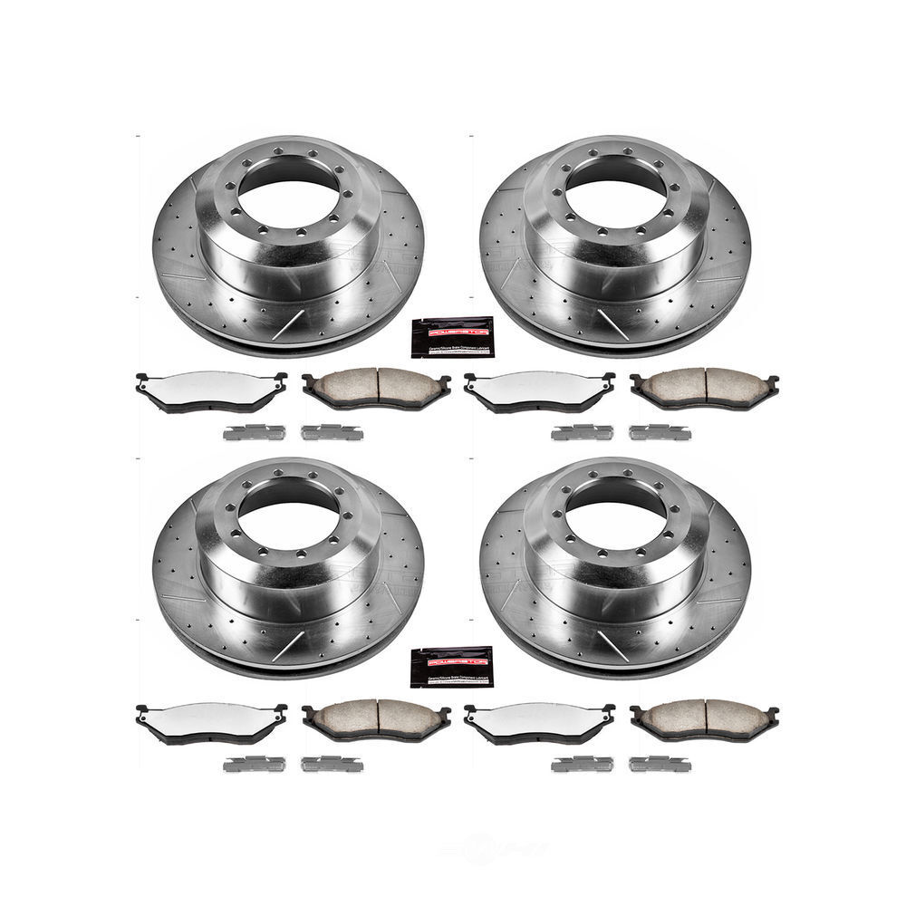 PowerStop Front & Rear Z23 Evolution Brake Kit | Ford F53 (99-01) (K7820)