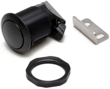 Southco M1-2A-13-5 Pop-Out Knob Latch w/Fixed Grip Threaded Body - Black Plastic