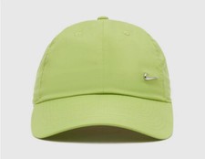 Image of NIKE SPORTSWEAR HERITAGE 86 H8 METAL BADGE SWOOSH ADULT ONE SIZE GREEN CAP NEW