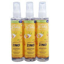 3X St. Ives Face Mist Zing with Sparkling Orange Scent, Hydrating 4.23 fl oz ea