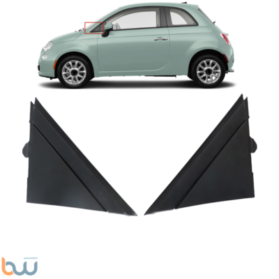 2012-2017 FIAT Accessories FIAT 500 Door Mirror Flag Covers 2012