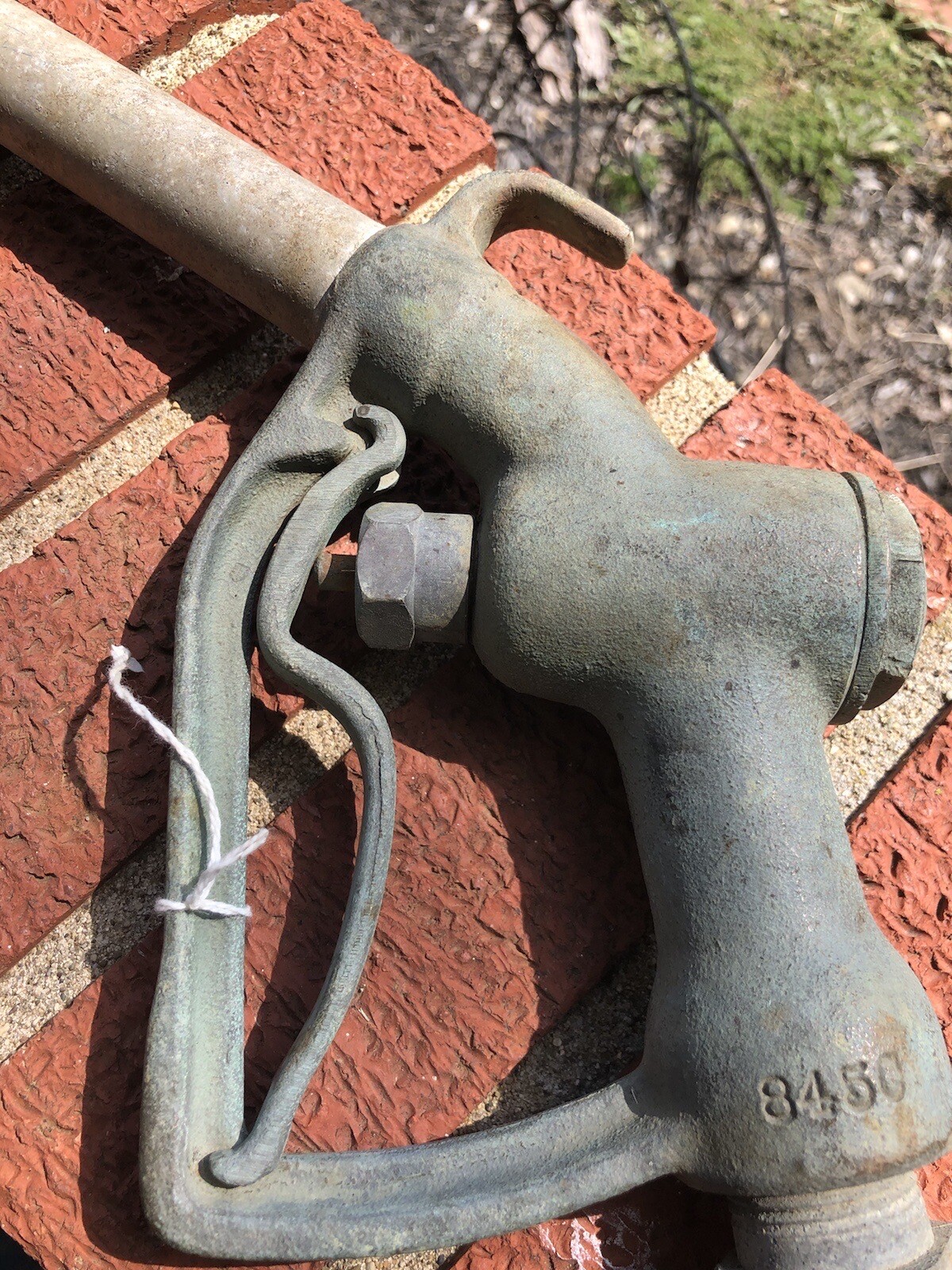 Buckeye Gas Pump Nozzle Brass Fuel Gas/Handle 845C eBay