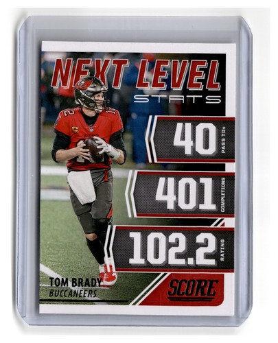2021 Score #NL1 Tom Brady Next Level Stats - Picture 1 of 2