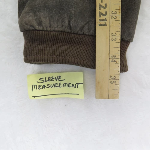Argentine Leather Jacket Men's sz 52 (US 36) Brown Las Santas del Sur Soft Fine image 9