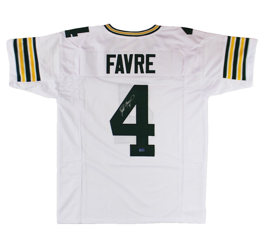 Brett Favre Autographed Signed Green Bay Packers Green Bay Custom White Jersey 