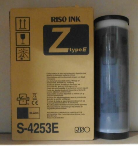 Encre noire Riso S-4253E pour RISOGRAPH EZ200 EZ300 EZ370 EZ570 1 cartouche - Photo 1/1