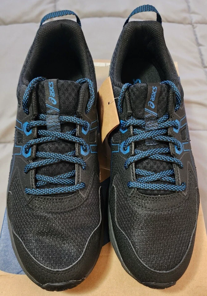 Zapatillas de Trail Running ASICS para Hombre 8 M (Mujer 9.5) TRAIL SCOUT™ en Negro/Azul Foto 3 de 4