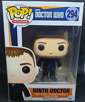 Funko POP Doctor Who Television Ninth Doctor Vinyl Figure #294 w