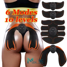 EMS ABS Muscle Trainer Abdominal Hip Buttocks Stimulator Electric Smart Training