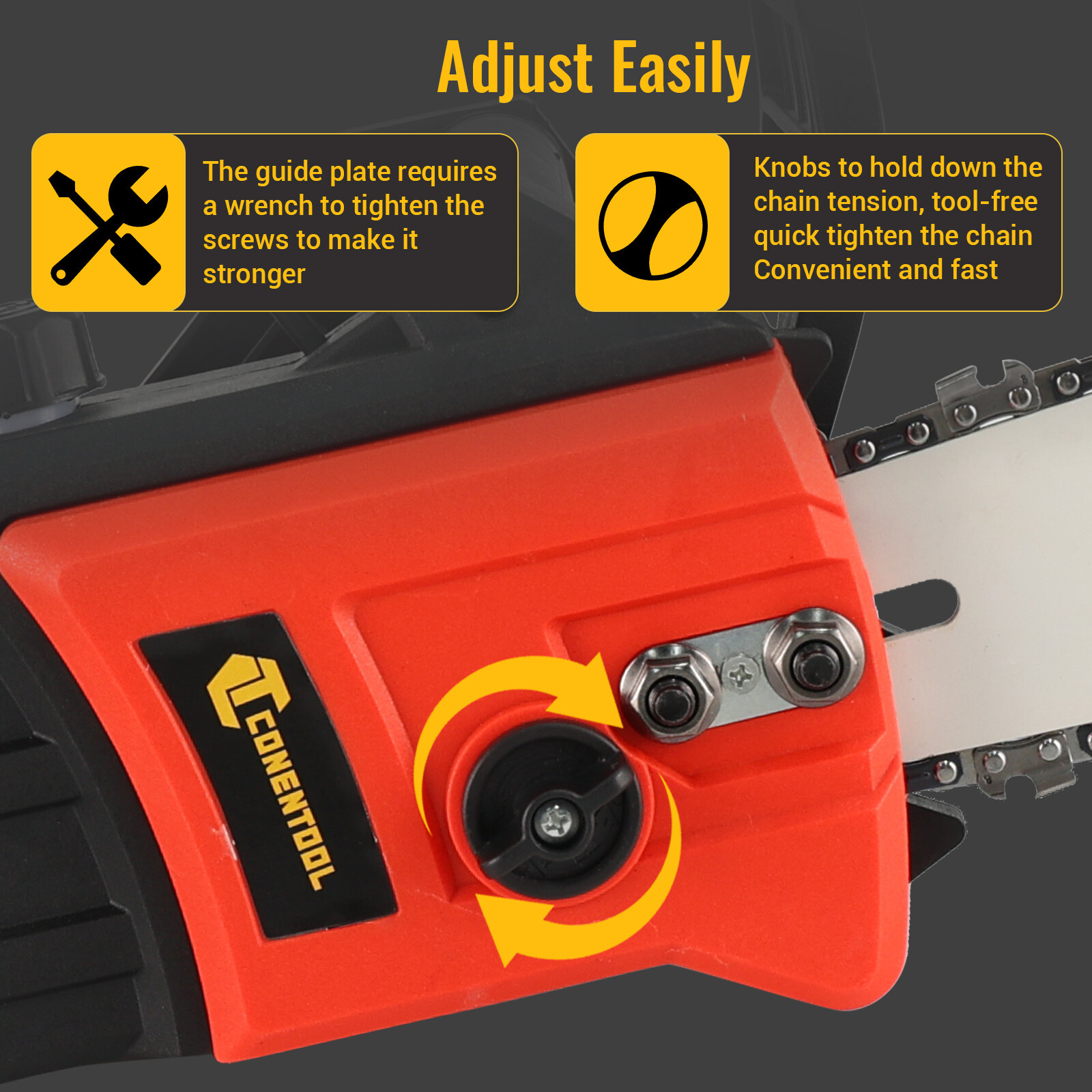 16" Electric Chainsaw 1600w Wood Cutter Saw Auto Lubrication System