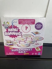 5 Surprise Mini Brands Supermarket Race Board Game by Spin Master