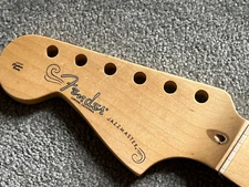 lefty Fender American Professional Jazzmaster guitar neck maple left hand