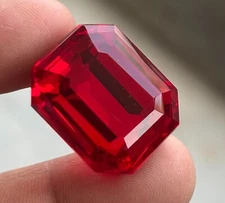100 Ct Natural Blood Red Ruby Emerald Certified Flawless Loose Gemstone BIG SIZE