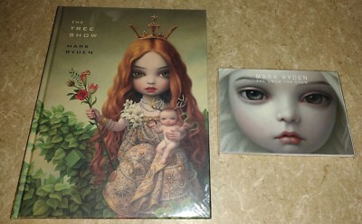 The tree show Mark Ryden HC art book snow yak 16 postcards microportfolio NEW X2