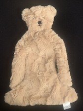Slumberkins Flat Teddy Bear Baby Security Blanket Lovie Lovey