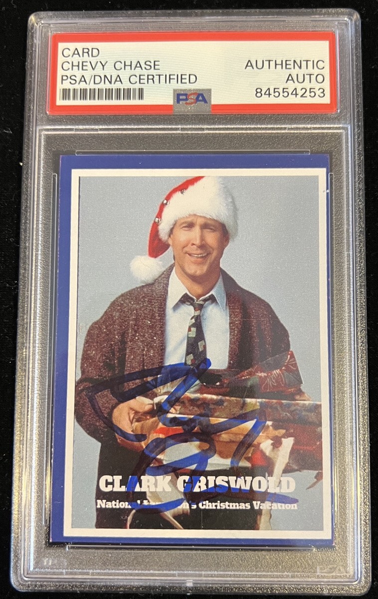 Chevy Chase Signed Trading Card Griswold PSA AUTO AUTHENTIC
