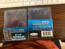 3" X 4" Premium Toploads-Toploaders 35pt Ultra PRO Brand New (2 pack)