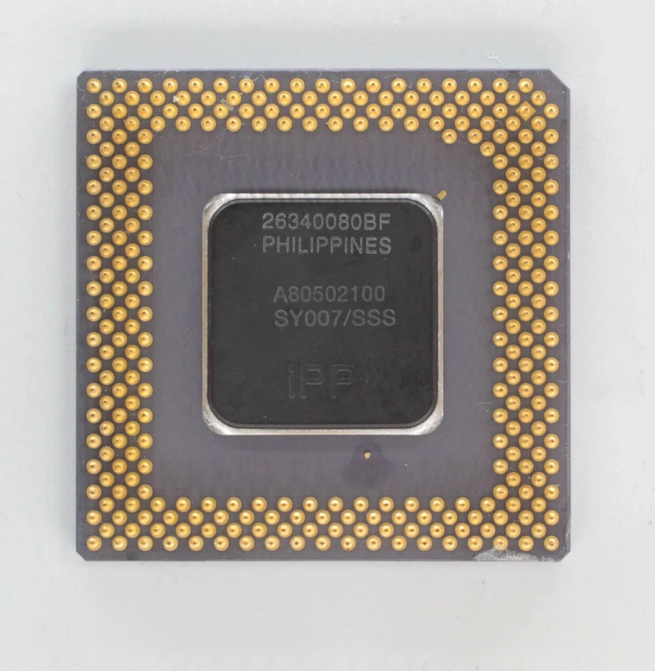 Socket 5 Processor CPU - Intel Pentium 100 - 100MHz - SY007 - TESTED - Image 2 of 2