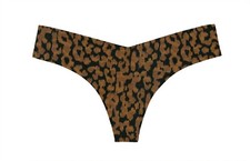 NEW - Commando Classic Print Thong in Honey Leopard - S/M, M/L