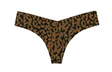 NEW - Commando Classic Print Thong in Honey Leopard - S/M, M/L