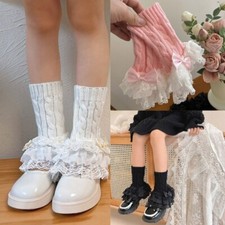 Bowknot Lace Leg Warmers Kids Breathable Stockings Little Girl Dress Accessories