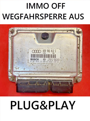 ECU IMMO OFF / Plug&Play AUDI A3 1.9 TDI 038906012C 0281010122 /Fast Courier